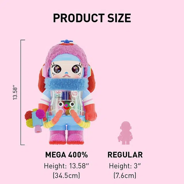 POP MART 400 Mega space molly Jon Burgerman