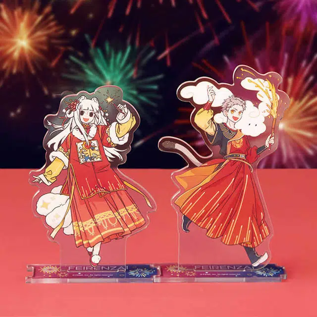 非人哉 烟花岁月系列 九月 小玉 白泽 敖烈 妈祖 孙悟空 赵公明 亚克力立牌