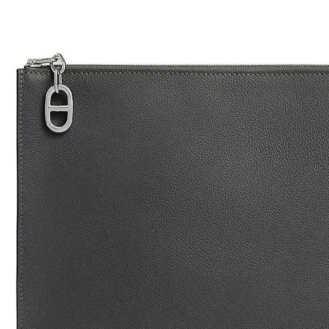 HERMES Zipengo GM Evercolor 85 Ardoise