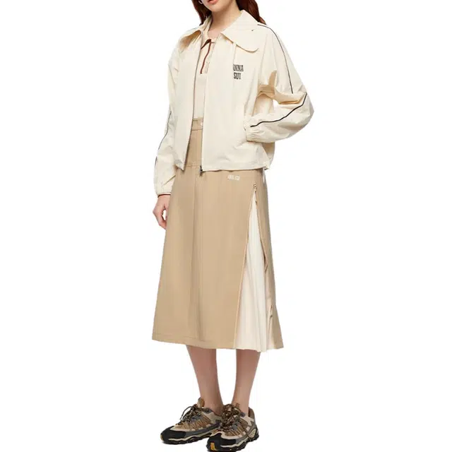 安娜苏 立体蝴蝶刺绣翻领上衣夹克外套 女款