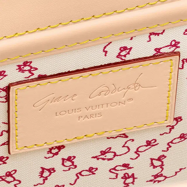 LOUIS VUITTON x Grace Coddington ONTHEGOCatogram Tote