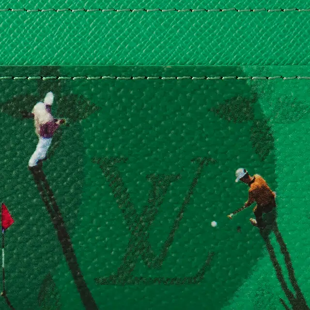 Louis Vuitton Card Holder Green