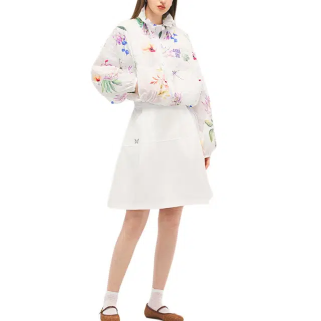 安娜苏 海神花防泼水花园衣轻量印花防晒服 女款