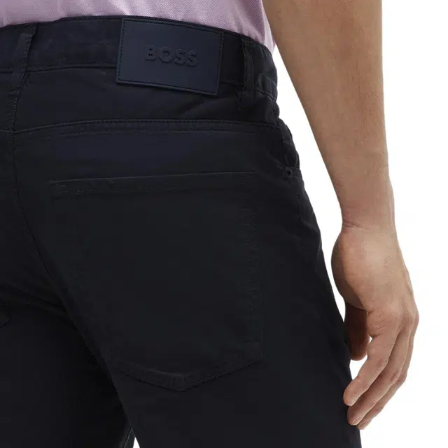 HUGO BOSS Slim-Fit Jeans In Lightweight Satin Stretch Denim
