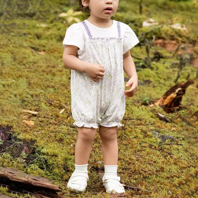 英氏连体衣 休闲透气轻薄舒适柔软 婴幼童