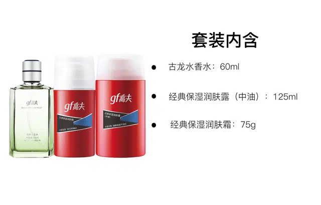 EDT 60ml+125ml+75g