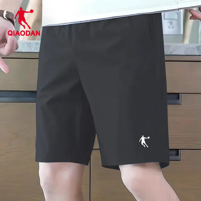 乔丹 休闲简约纯色运动短裤 男款 铁灰色