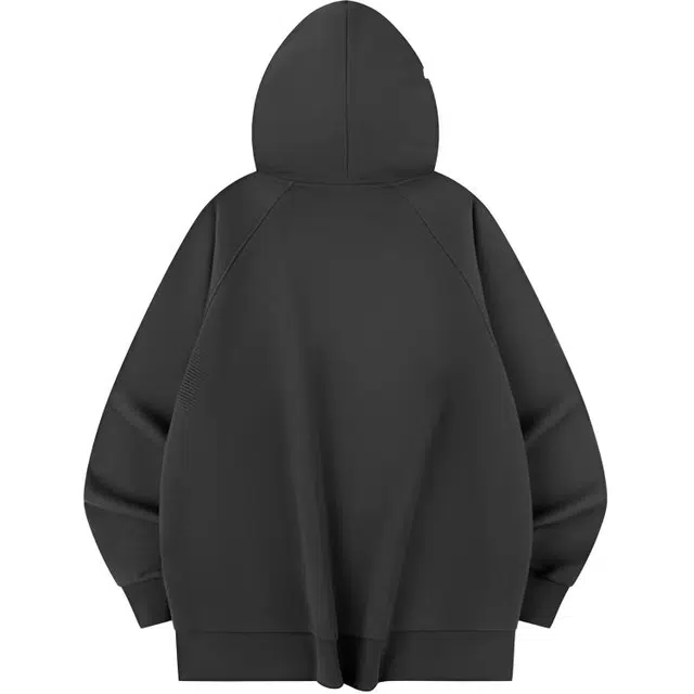 乔丹 运动生活系列 舒适休闲简约透气连帽宽松套头卫衣 女款 柏油灰