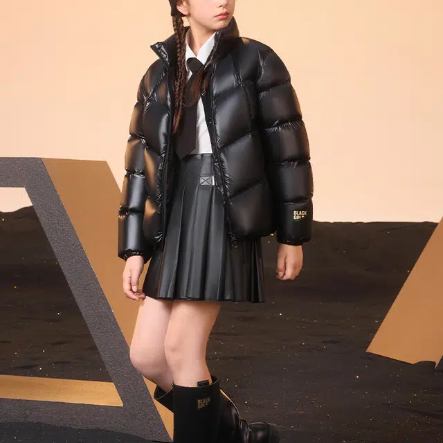 高梵羽绒服 旗舰 短款立领透气保暖防水鹅绒 儿童款