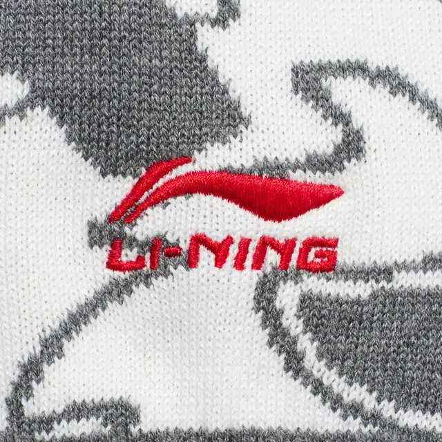 李宁儿童毛衣 运动生活系列 圆领宽松套头 灰色 儿童款