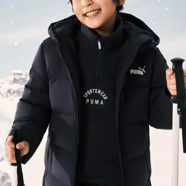 PUMA SportstyleBIG WISESHIELD LOGO LONG DOWN COAT