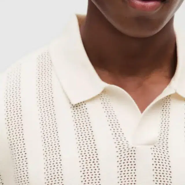 lululemon Cotton-Blend Short-Sleeve Polo -light ivory color