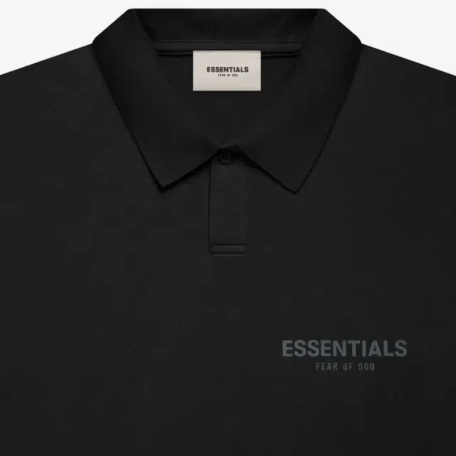 Fear of God Essentials FW21 Kids Ss Polo Stretch Limo logoPolo