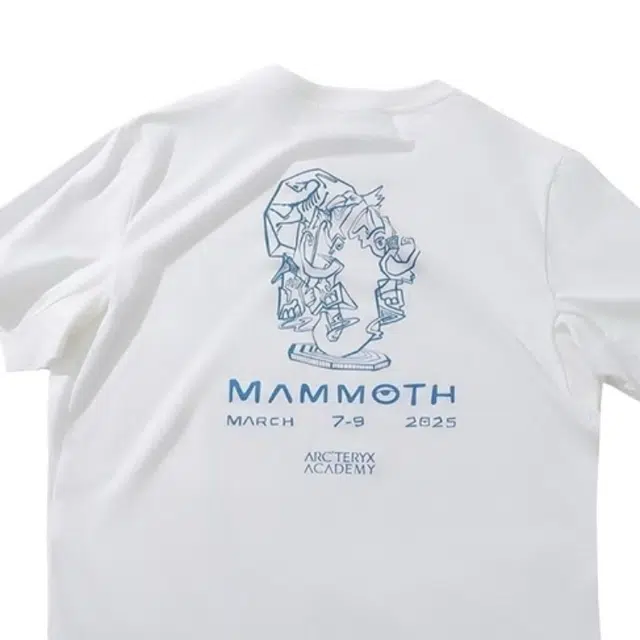 Arcteryx x mammoth Academy Cotton SS25 logoT ABA Mammoth
