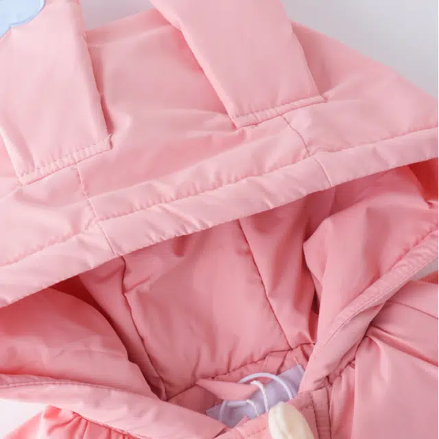玛米玛卡棉衣 通勤运动系列 加厚保暖连帽 粉色 中小童