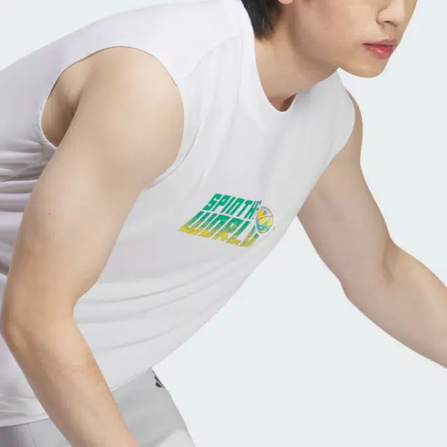 adidas BASKETBALL SS25 CLIMACOOL GRAPHIC TANK TOP