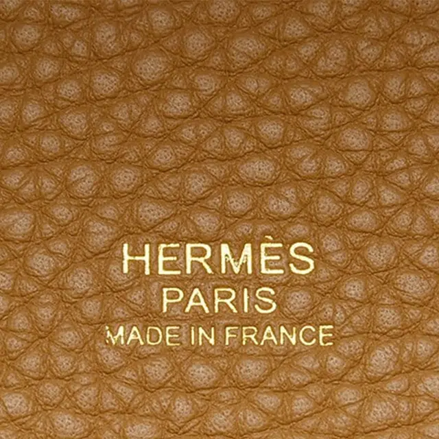 HERMES Picotin Lock 22Taurillon Clemence 4B Biscuit