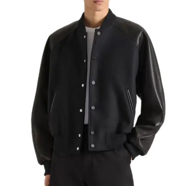 纪梵希 长袖单排扣飞行员棉服 男款