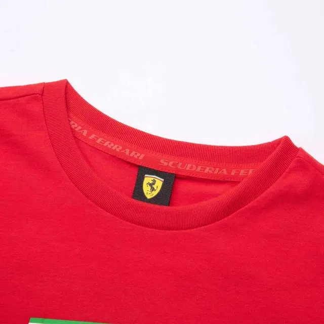 PUMA FERRARI RACE BIG SHIELD TEE COLOURED T