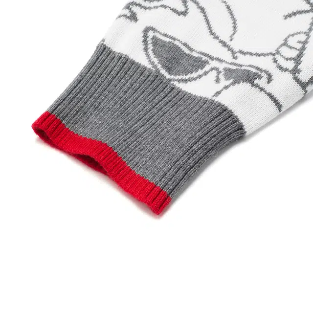 李宁儿童毛衣 运动生活系列 圆领宽松套头 灰色 儿童款