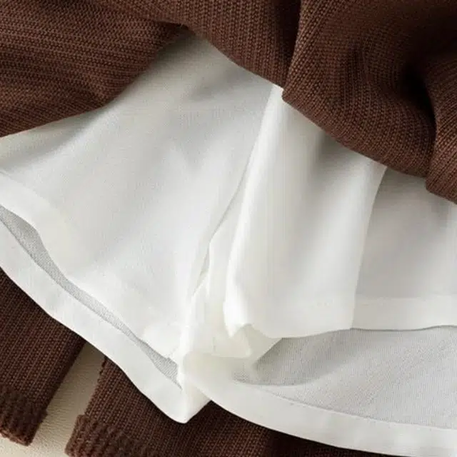 憨憨象 纯色柔软舒适裙子 咖色 青少年