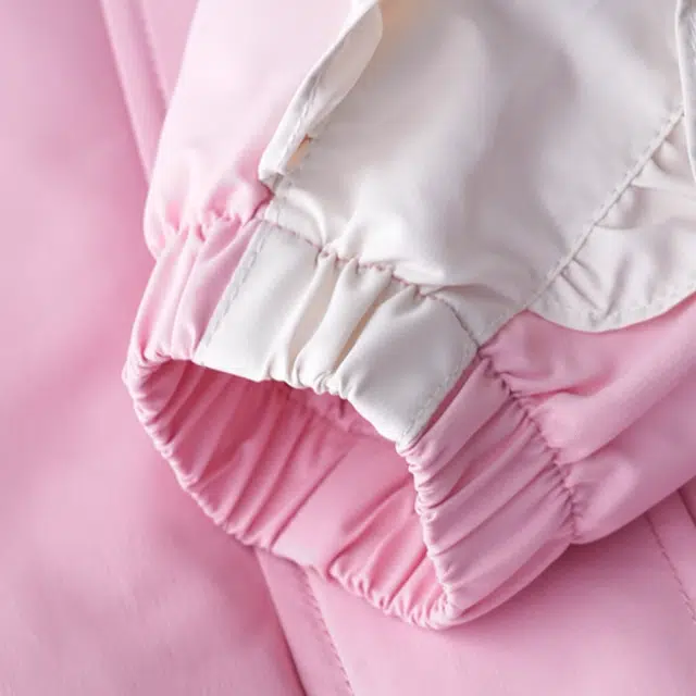 玛米玛卡棉衣 时尚舒适连帽保暖加厚 粉色 中小童