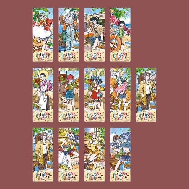 非人哉 非人哉主角团 海岛乌托邦系列 周边原创动漫角色收藏卡牌 镭射票