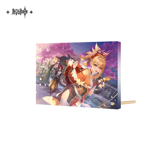 原神 八重神子 雷电将军 宵宫 阿蕾奇诺 玛薇卡 主题系列 梦间见月明 亚克力立牌