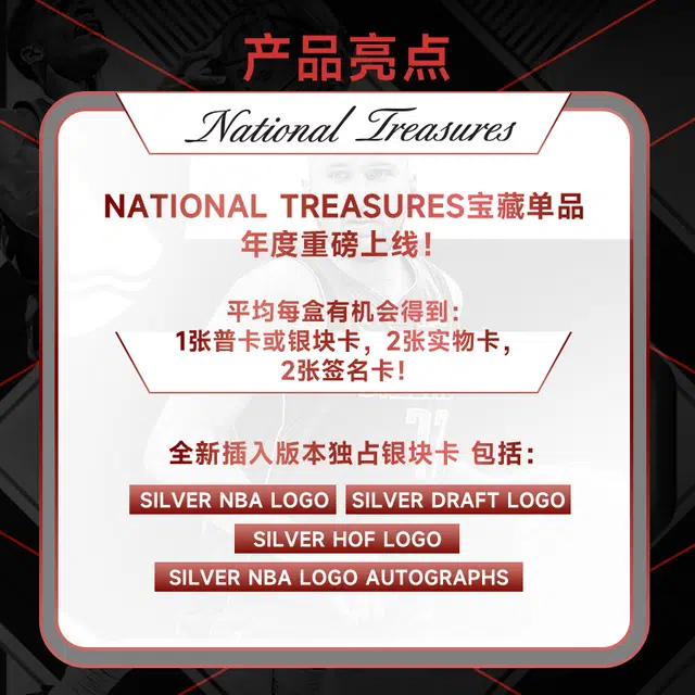 PANINI 2024-25 Basketball NBA National Treasures HOBBY INTERNATIONAL