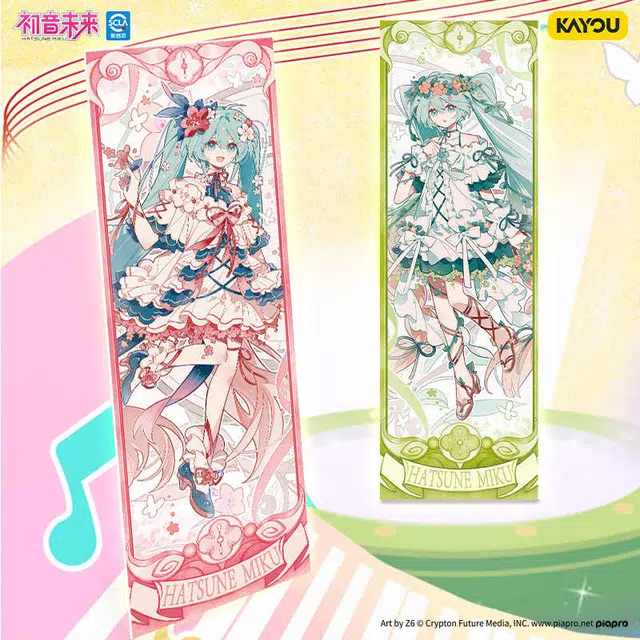 卡游 虚拟偶像 初音未来 春的协奏曲 镭射票
