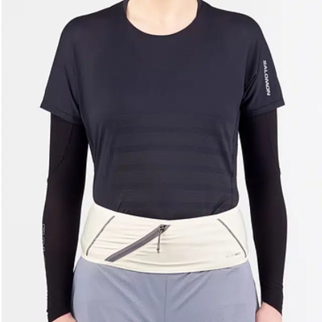 Salomon Logo Waist Bag S/M/L Off White