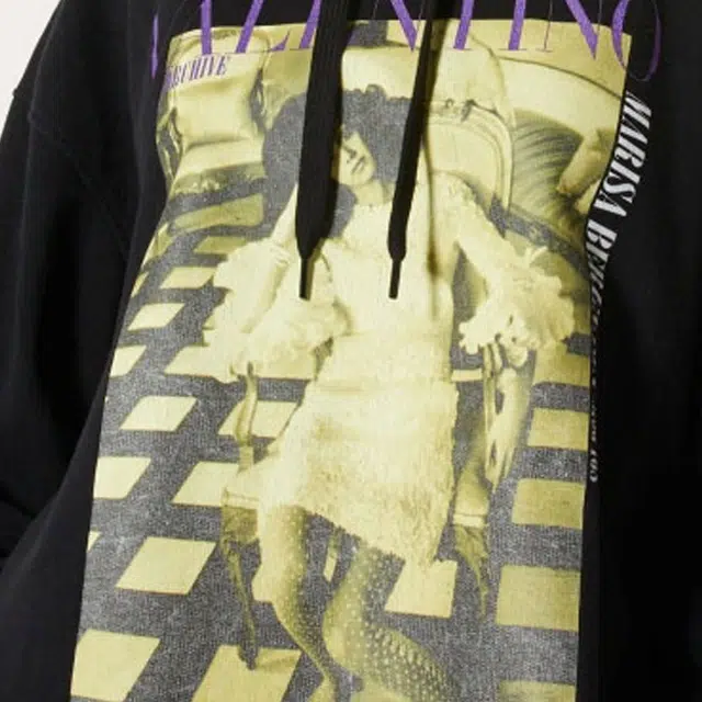 Valentino SS22 Hoodie Black