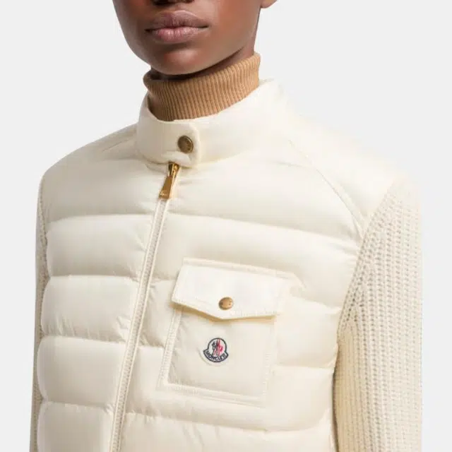 Moncler Zip-Up Cardigan Padded