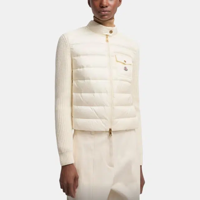 Moncler Zip-Up Cardigan Padded