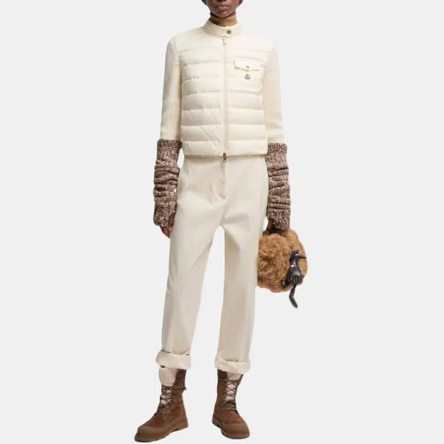 Moncler Zip-Up Cardigan Padded