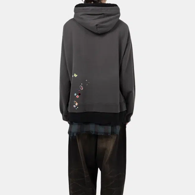 Maison Mihara Yasuhiro SS25 Black Hoodie
