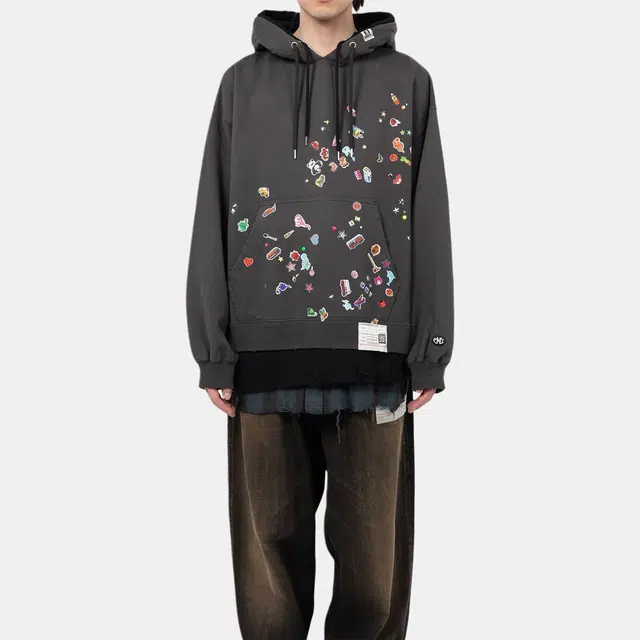 Maison Mihara Yasuhiro SS25 Black Hoodie