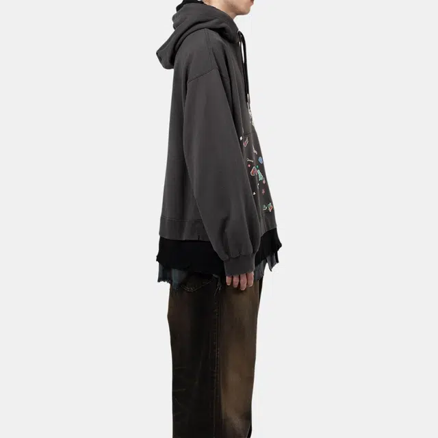 Maison Mihara Yasuhiro SS25 Black Hoodie