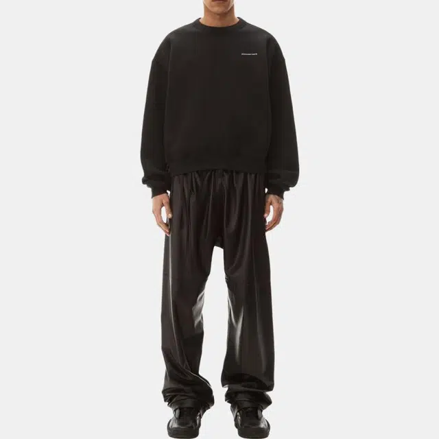 Alexander Wang Black Crewneck Sweatshirt