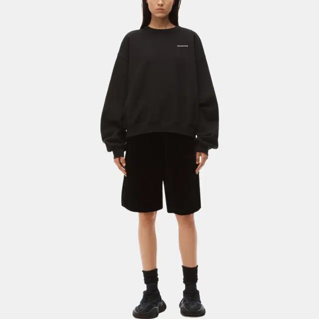 Alexander Wang Black Crewneck Sweatshirt