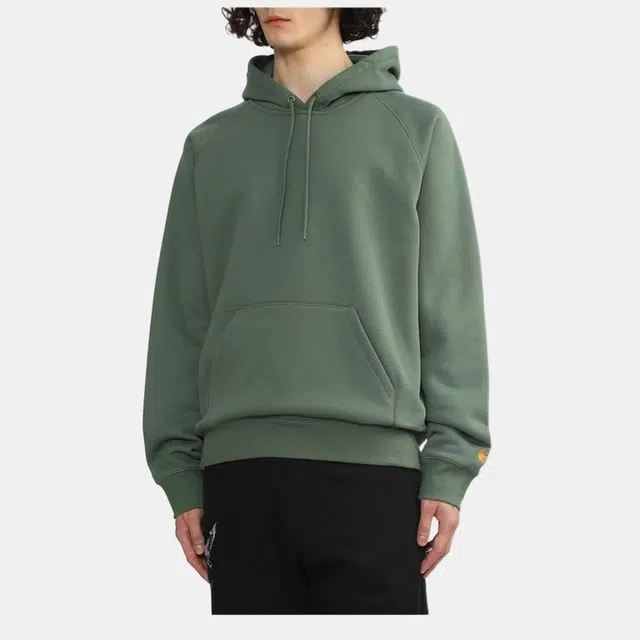 Carhartt WIP Hooded Chase Sweat Duck Green