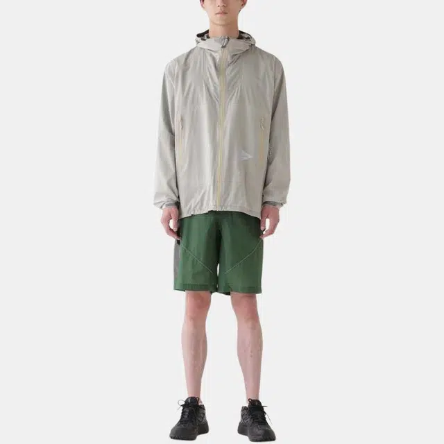 and wander SS24 Reflective Stitch Rain Jacket