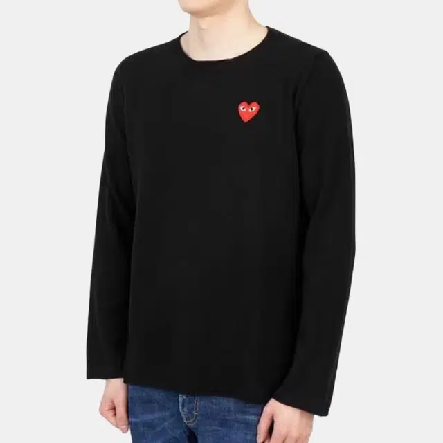 CDG Play Sweater Black