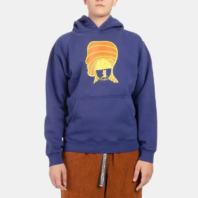 Brain Dead Tongue Demon Hoodie Navy