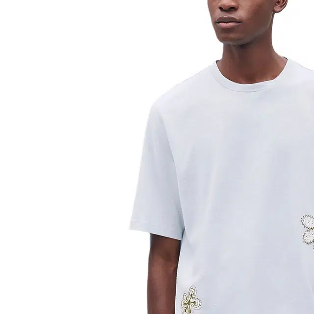 HERMES Fleurs zigzag T
