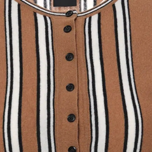 PINKO FW25 Striped Knit Cardigan