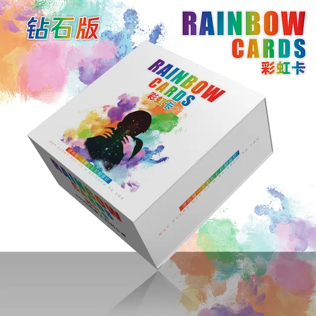 游卡桌游 彩虹卡牌生命的颜色治愈卡激励进取休闲聚会游戏 桌游