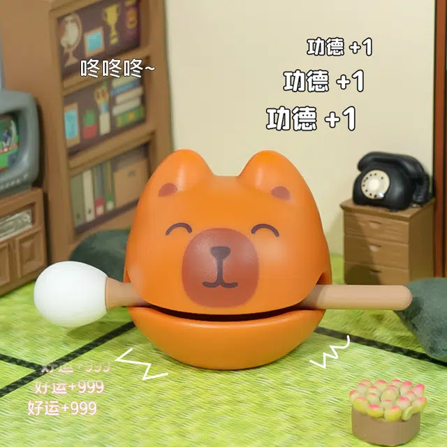 锦象鹤 好运木鱼 静心解压 玩具