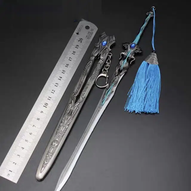 吉砖 宝剑兵器七杀剑 未开刃 成品模型