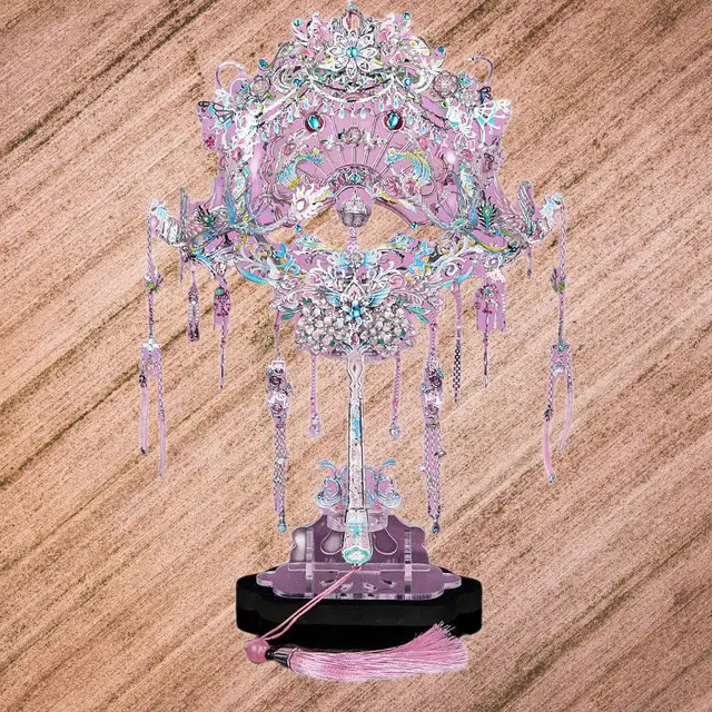 极慧猫 银囍扇 拼装模型